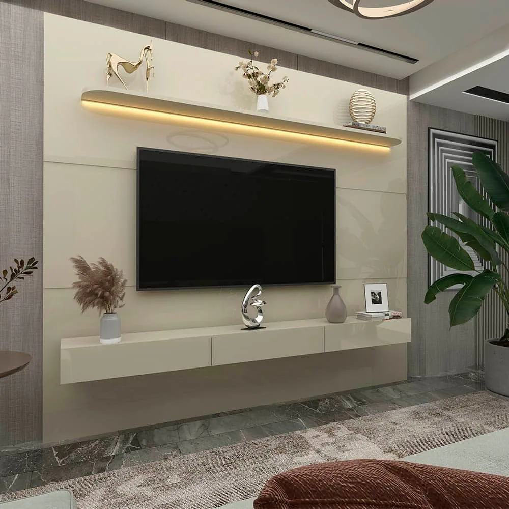 Home até 85″ Royal 220 Off White – GELIUS