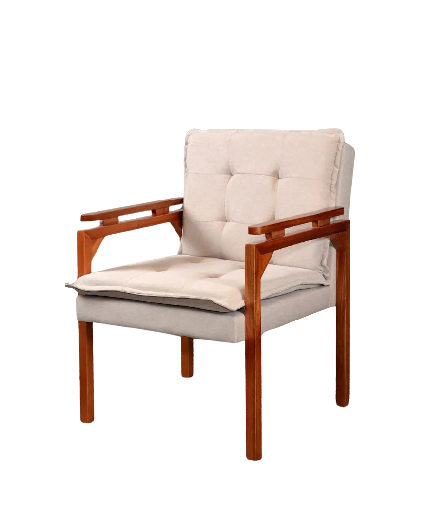 Poltrona Belíssima Veludo Bege – JOSEBE DECOR