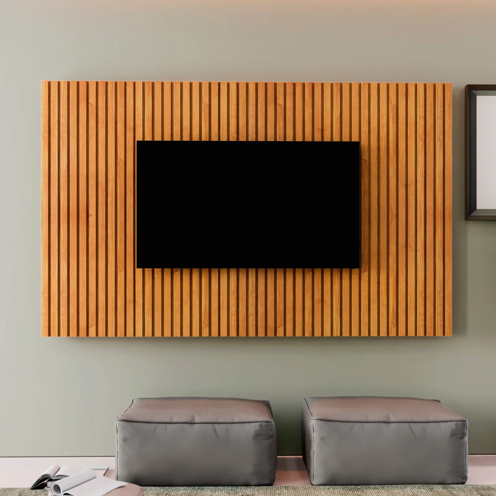 Painel Ripado até 75″ Versátilis 2,17 m Naturale – MAVAULAR