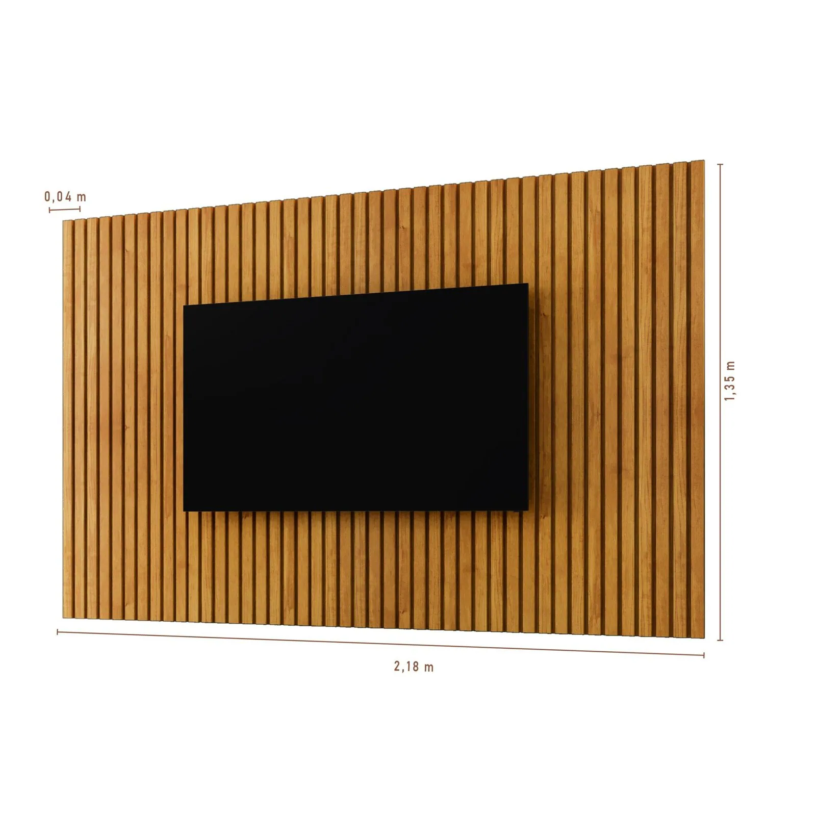 Painel Ripado até 75″ Versátilis 2,17 m Naturale – MAVAULAR