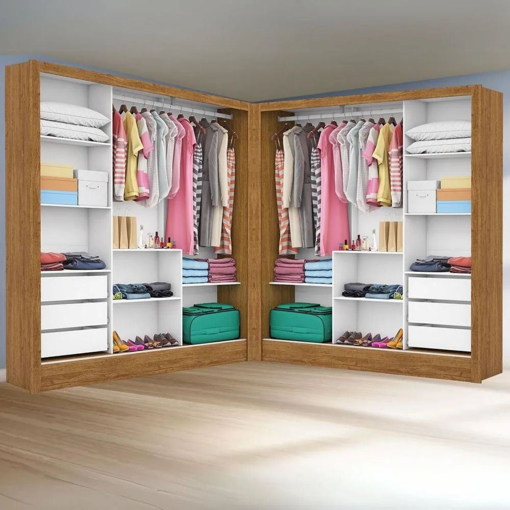 Closet Dubai/Santiago 1,79 m x 1,79 m Cinamomo – CARIOCA MÓVEIS