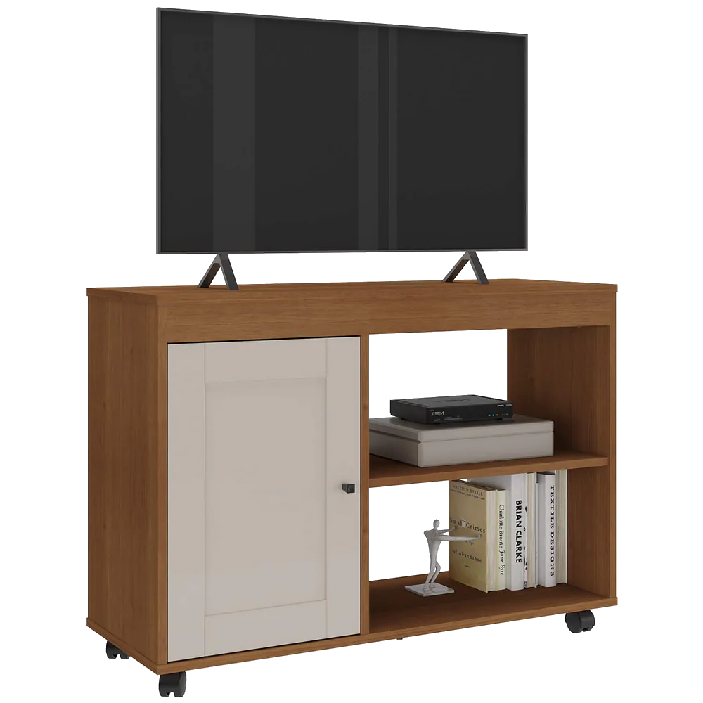Rack até 42″ Sampa Cinamomo/Off White – ARTELY