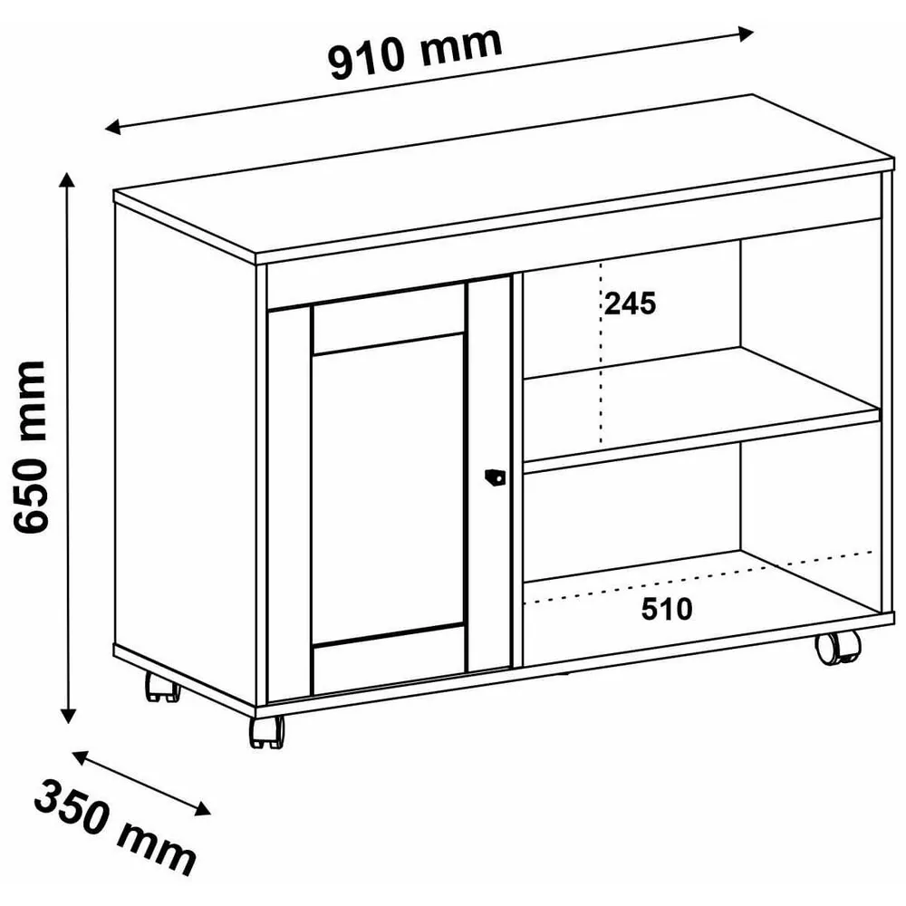 Rack até 42″ Sampa Cinamomo/Off White – ARTELY