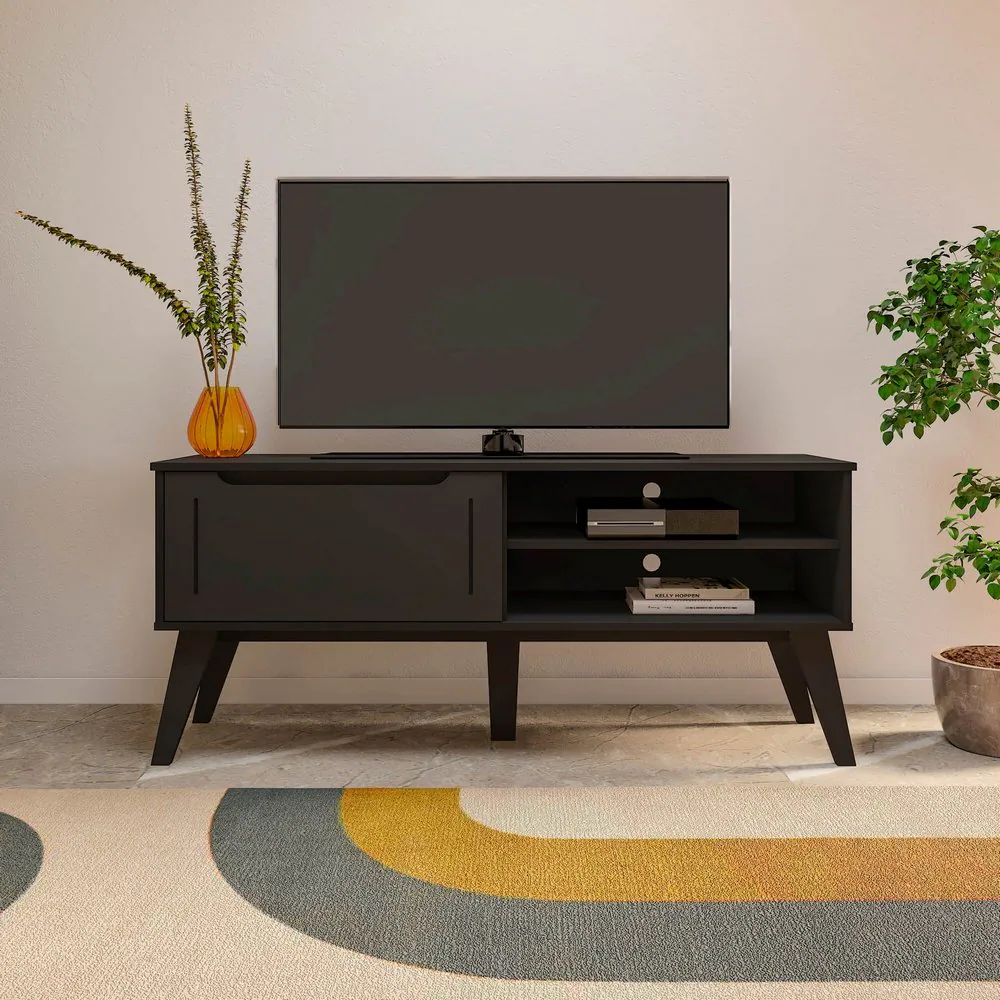 Rack até 60″ Lótus Preto – ARTELY