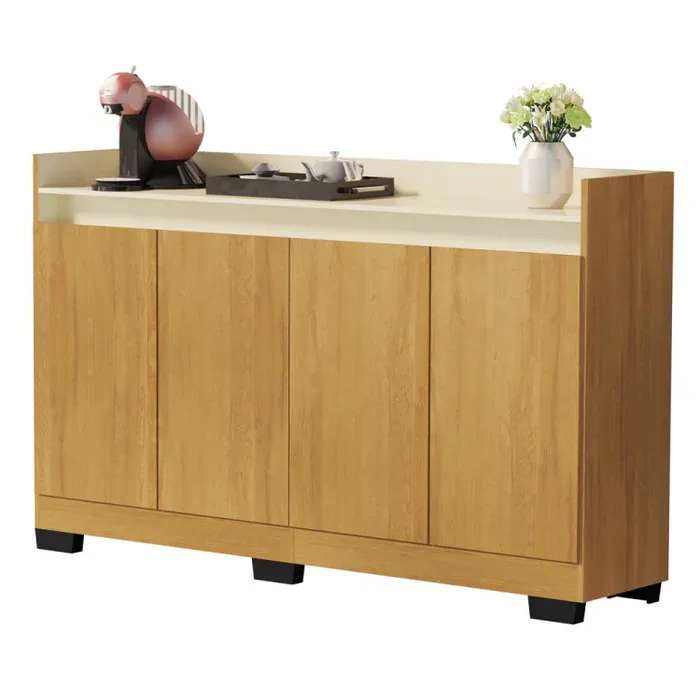 Buffet 4 Portas Real Mel/Pérola – MÓVEIS PRIMUS