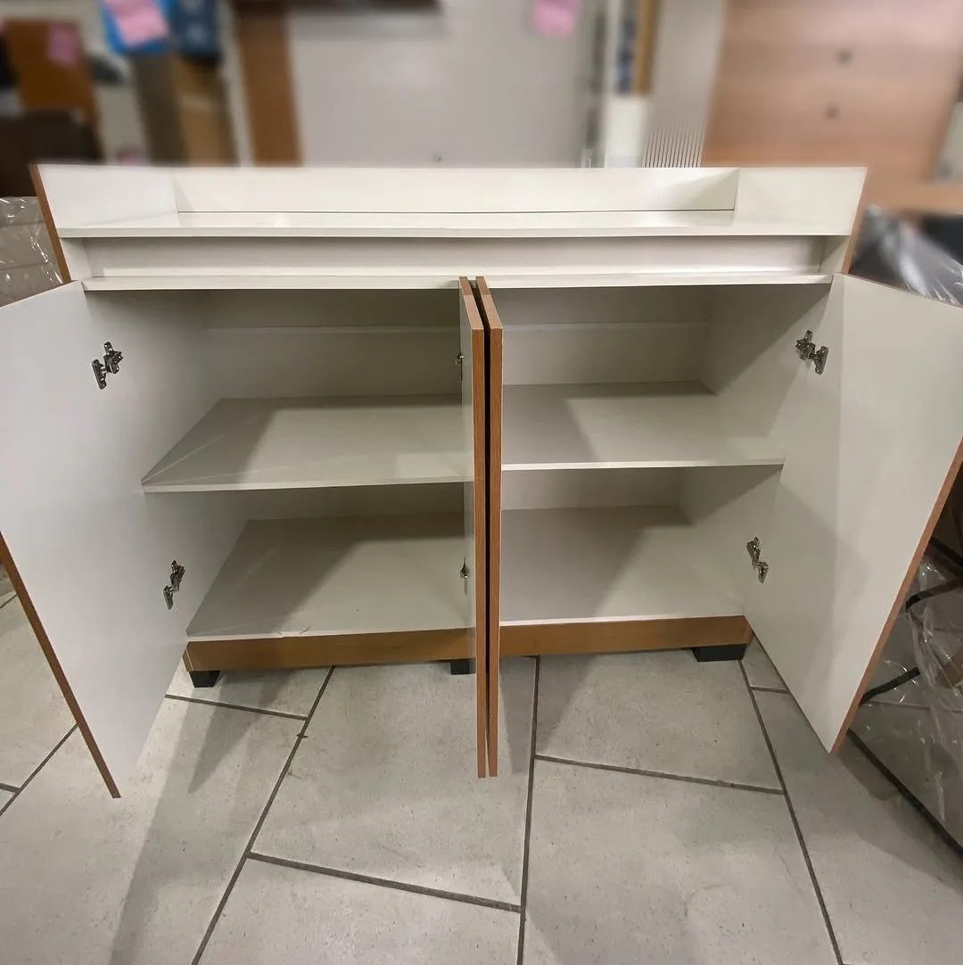 Buffet 4 Portas Real Mel/Pérola – MÓVEIS PRIMUS