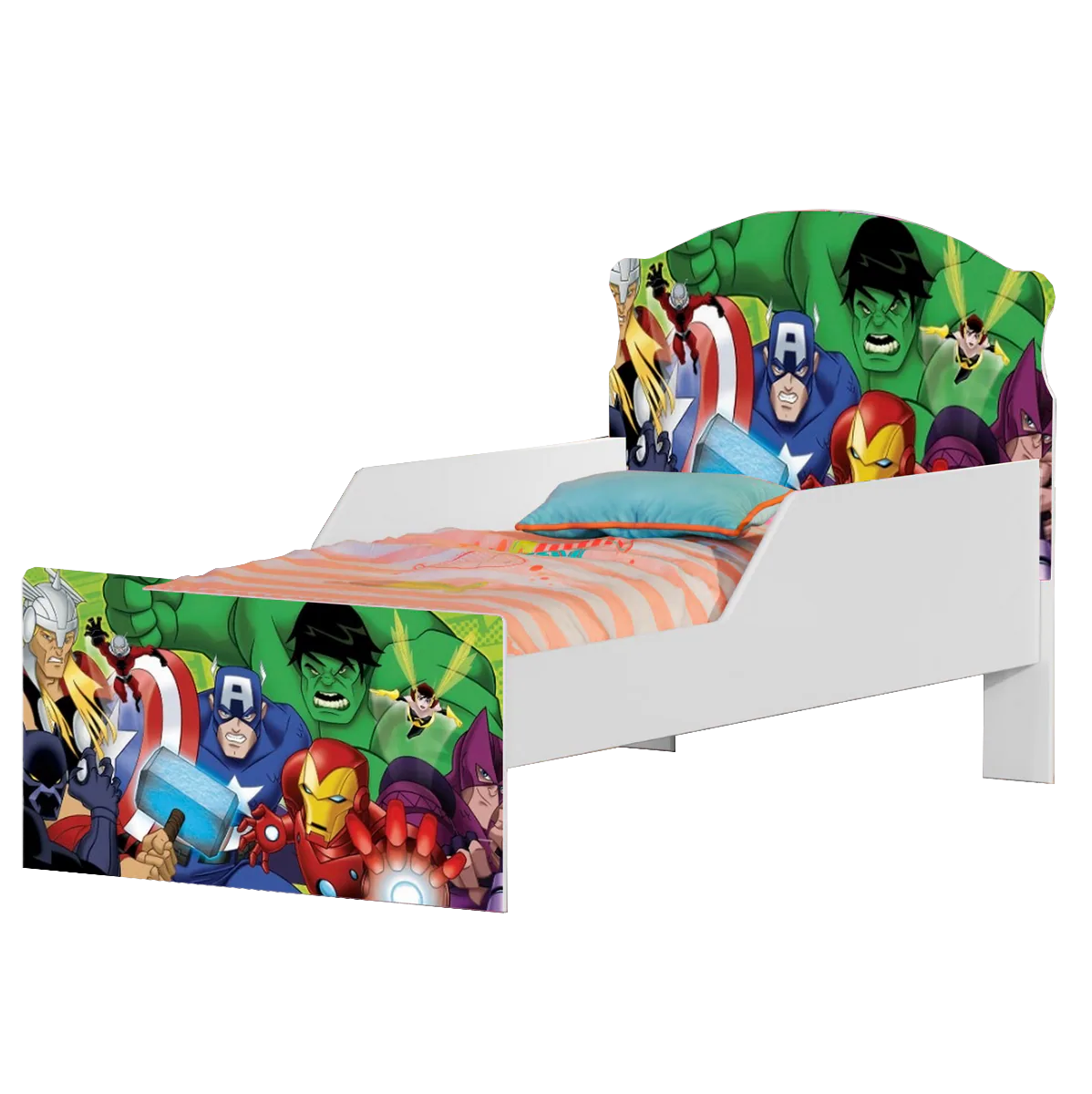 Mini Cama Juvenil Lívia (Menino) Vingadores 404188 – VJ MÓVEIS