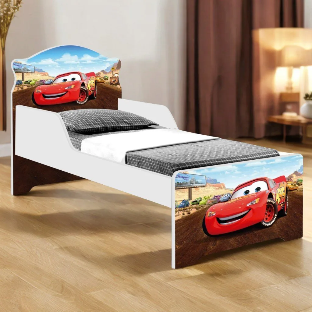 Mini Cama Juvenil Lívia (Menino) Carros 404186 – VJ MÓVEIS