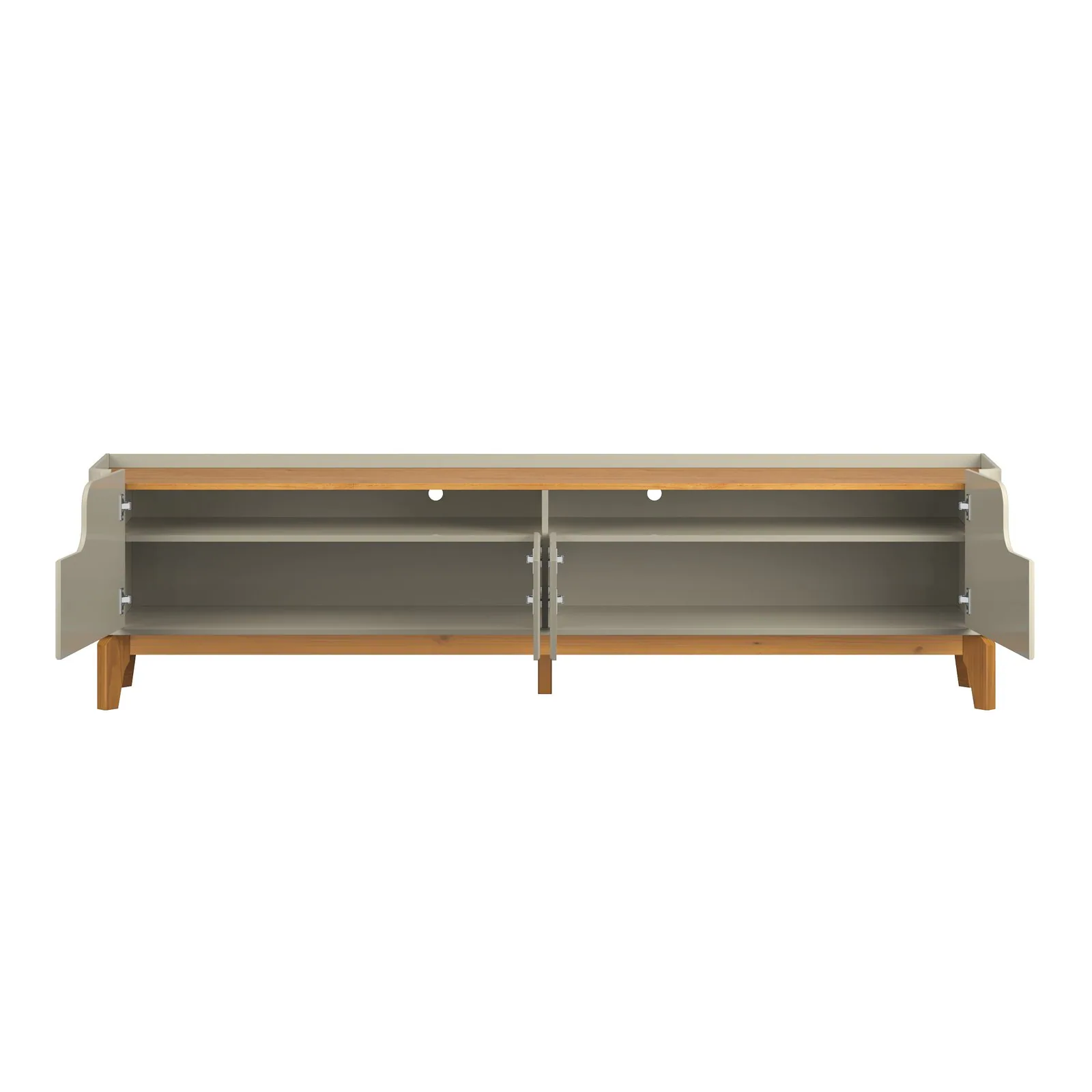 Rack até 75″ Flip 2.2 Cinamono/Off White – PATRIMAR