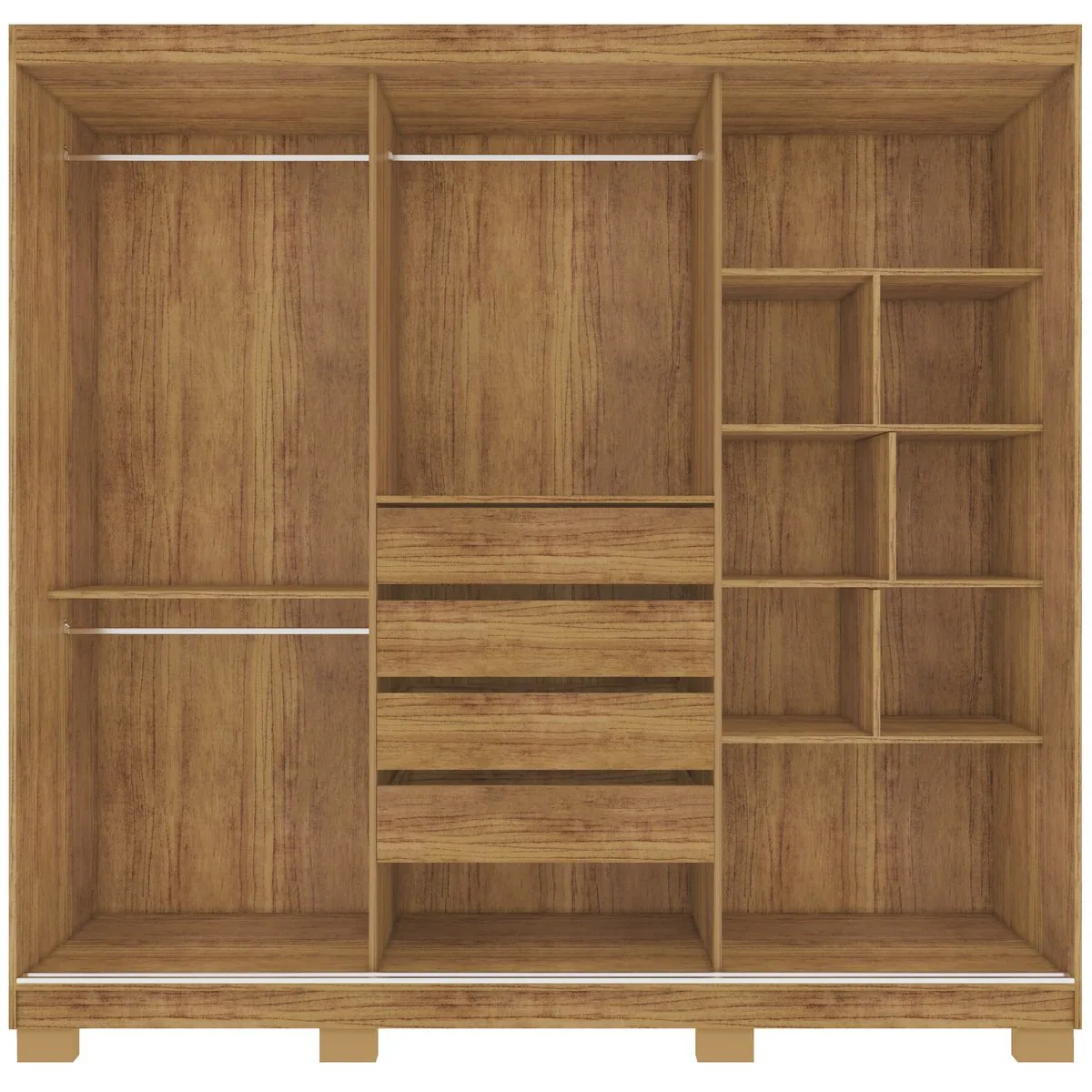 Guarda-Roupa Teresópolis 2,25 m Cedro/Areia – RUD RACK