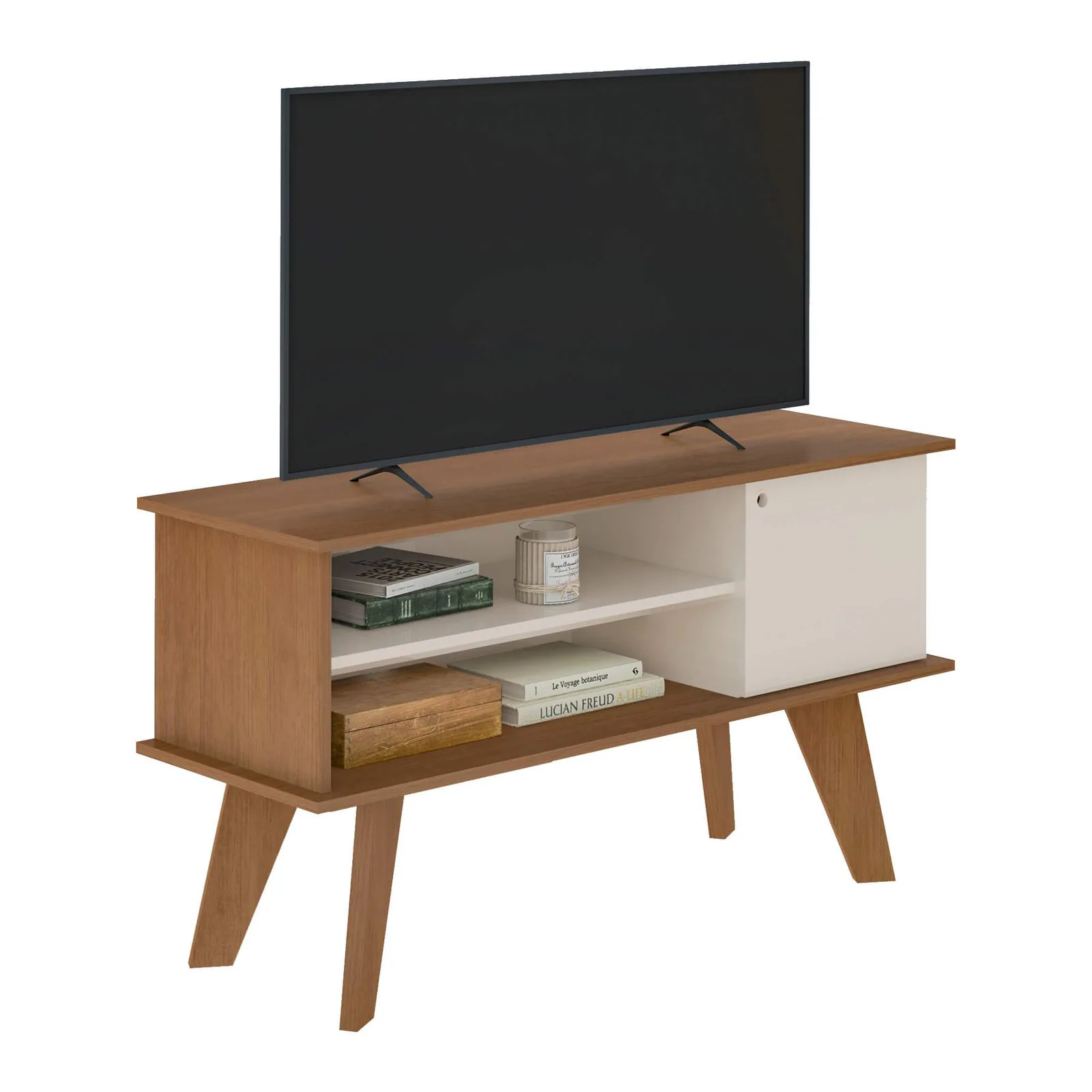 Rack até 50″ Frank Cinamomo/Off White – ARTELY