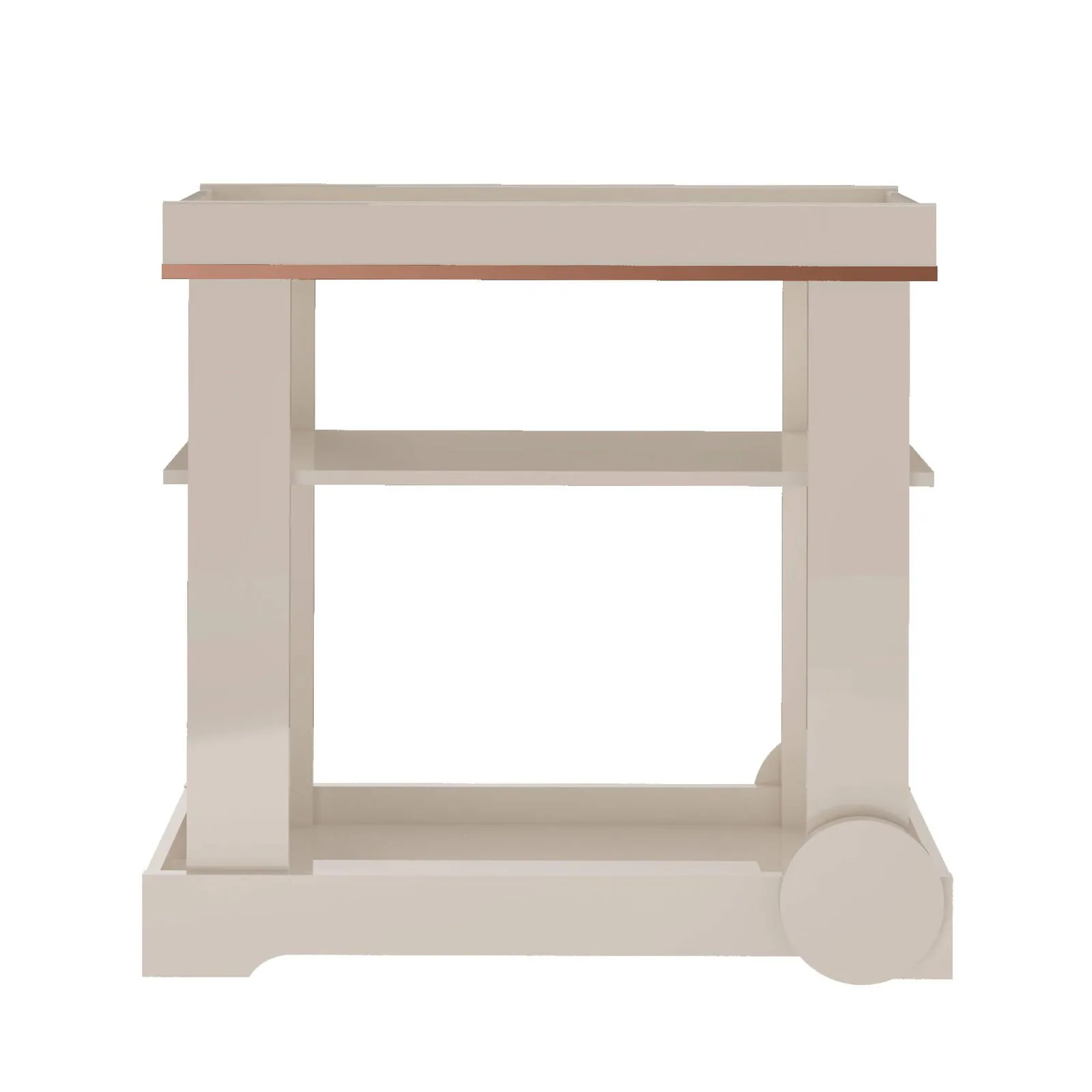Carrinho Bar Rosé Off White – ARTELY