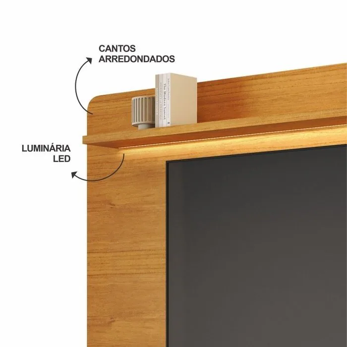 Painel até 70″ Cristal Cinamomo – JCM MOVELARIA