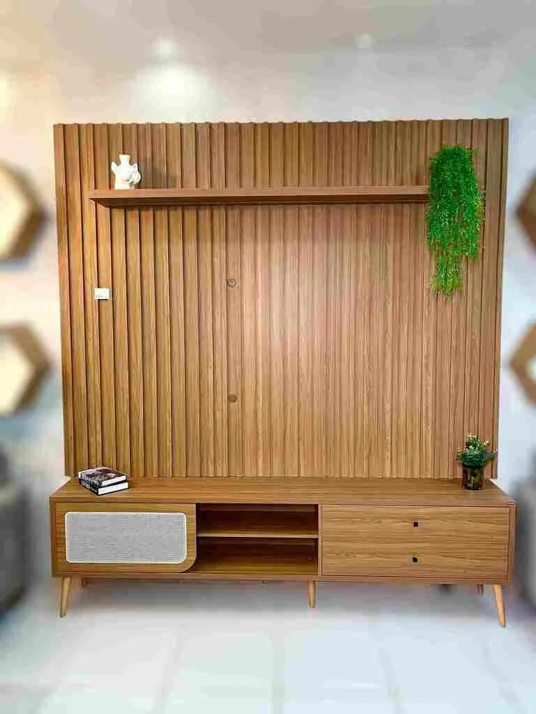 Painel + Rack até 75″ TB346F Freijó – DALLA COSTA