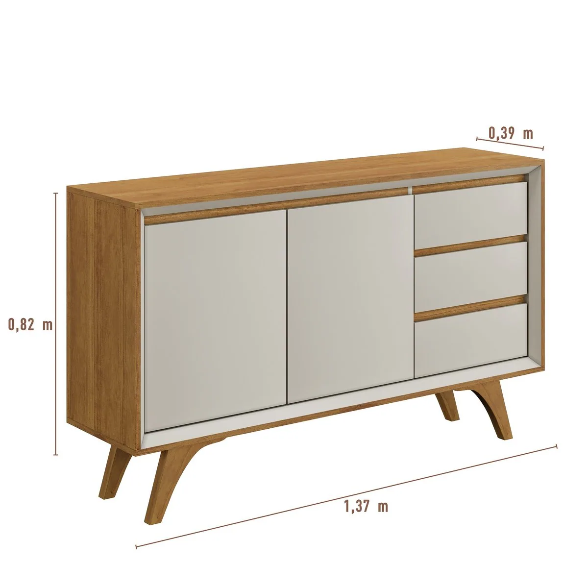 Buffet Vertex Naturale/Off White – MAVAULAR