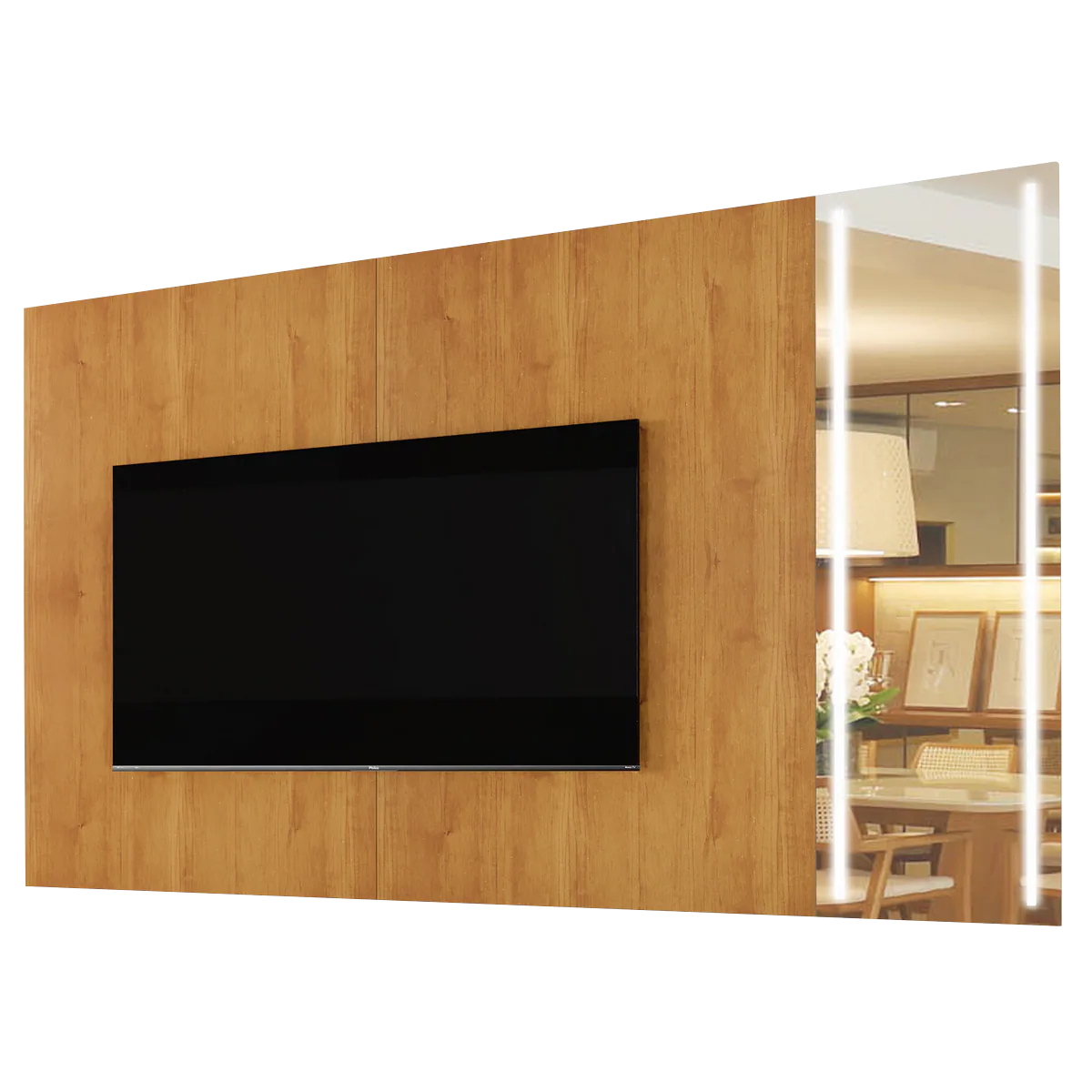 Painel até 75″ Vitrum Naturale – MAVAULAR