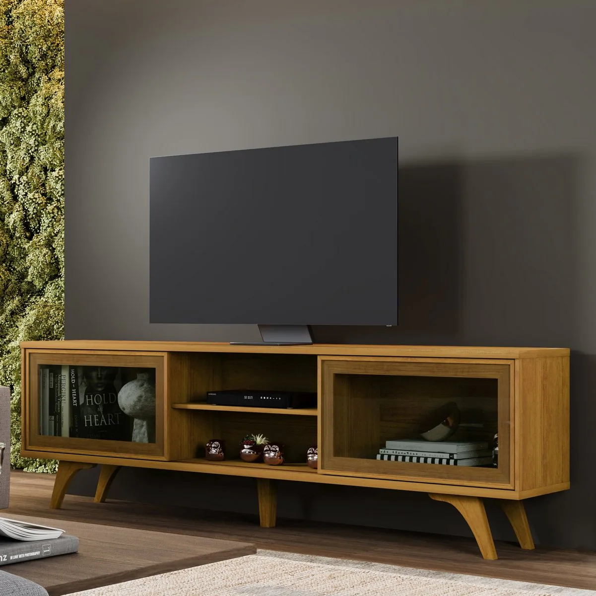 Rack até 75″ Vitrum Naturale – MAVAULAR