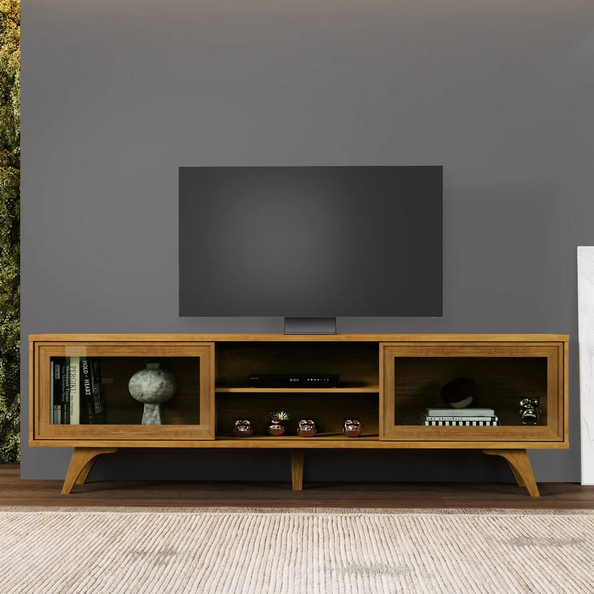 Rack até 75″ Vitrum Naturale – MAVAULAR
