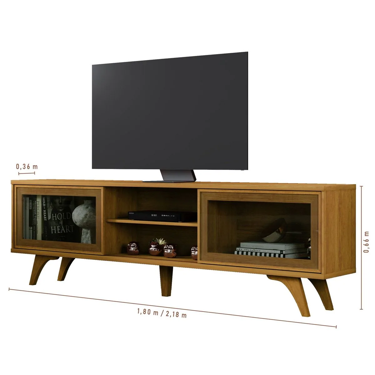 Rack até 75″ Vitrum Naturale – MAVAULAR
