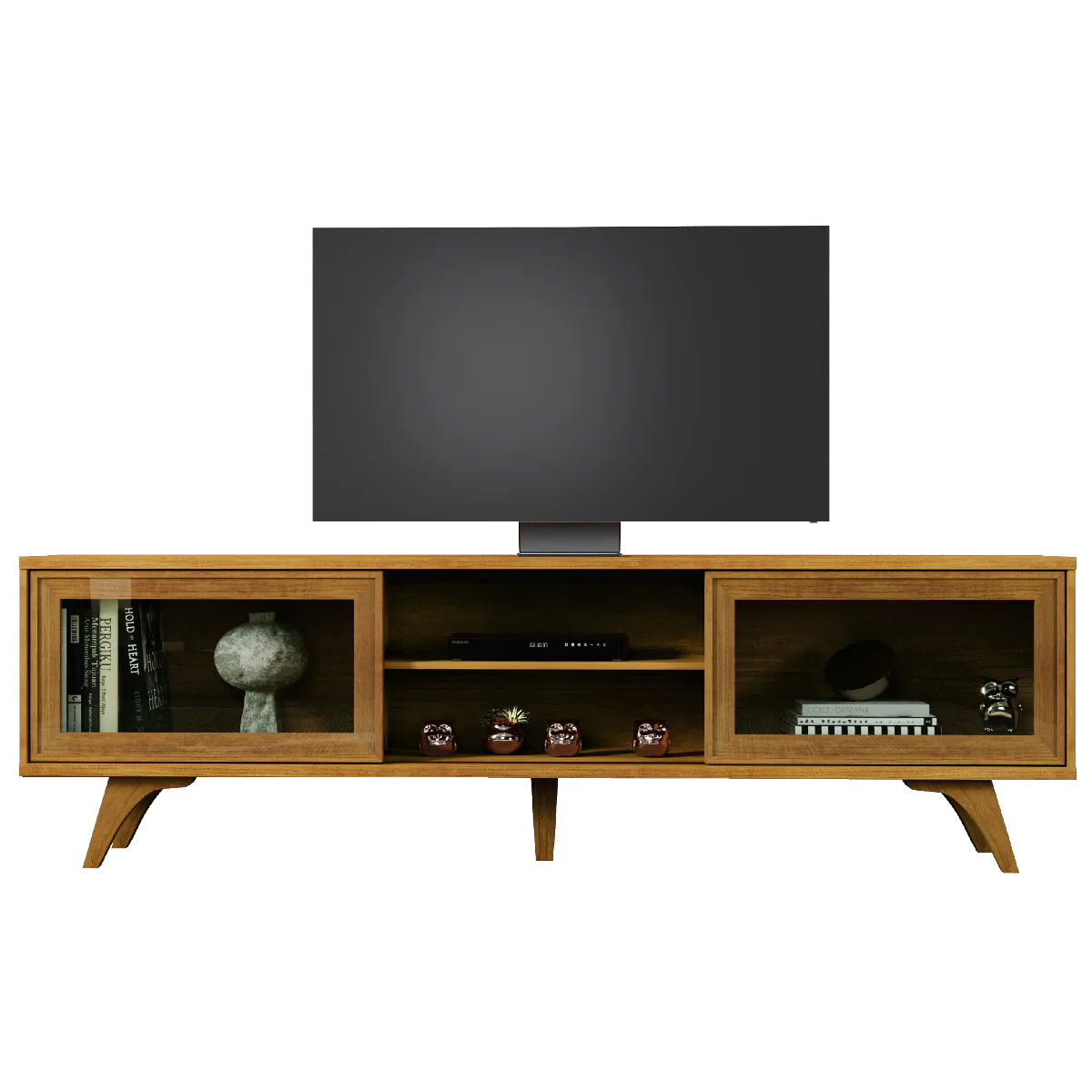 Rack até 75″ Vitrum Naturale – MAVAULAR