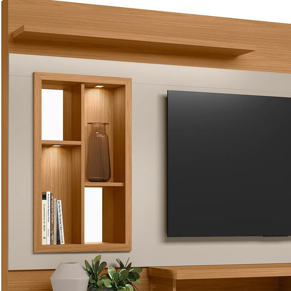 Home até 60″ Eldorado 2.0 Nature/Off White – LINEA BRASIL