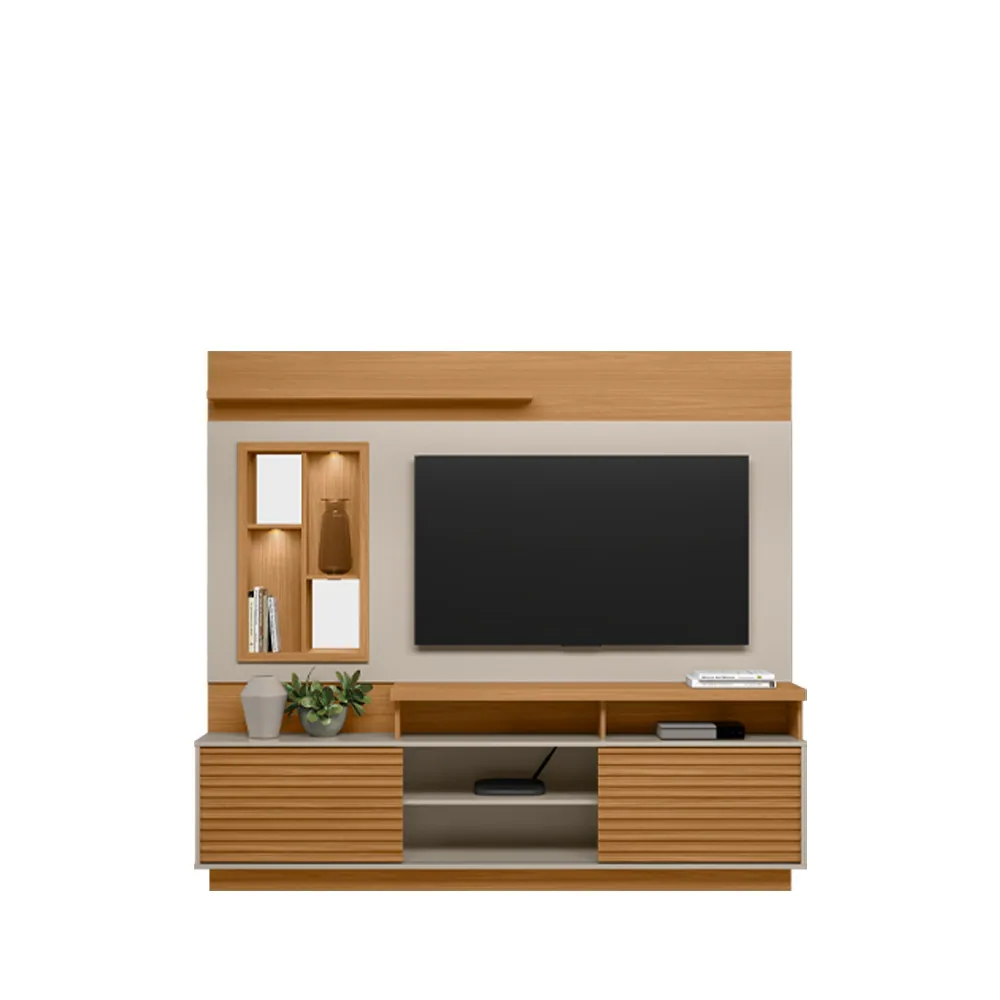 Home até 60″ Eldorado 2.0 Nature/Off White – LINEA BRASIL