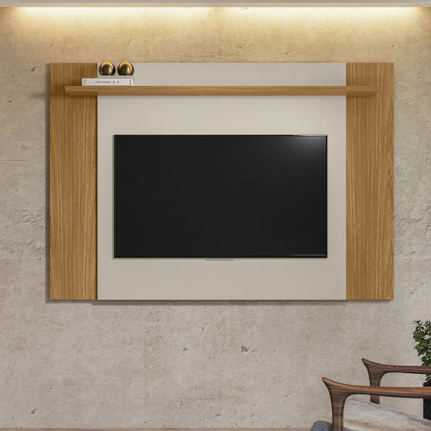 Painel Extensível Tulum Tauari/Off White Fosco – LINEA BRASIL