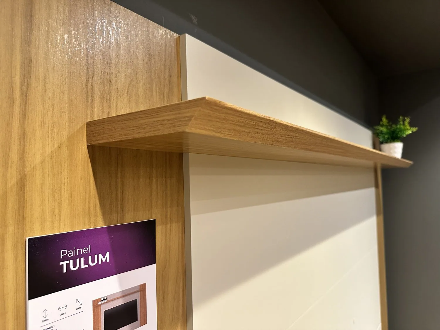 Painel Extensível Tulum Tauari/Off White Fosco – LINEA BRASIL