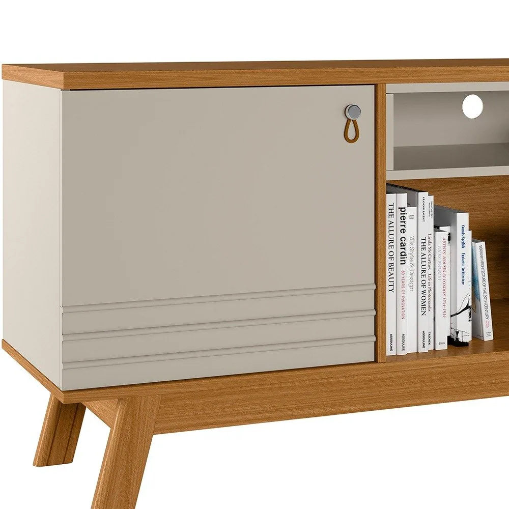 Rack até 75″ Colorado Nature/Off White – LINEA BRASIL