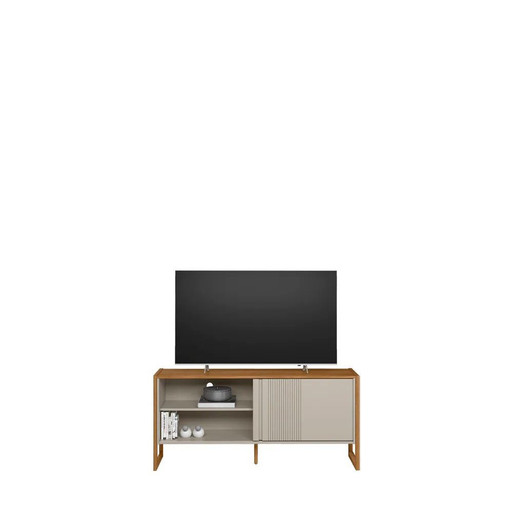 Rack até 55″ Gold Nature/Off White – LINEA BRASIL