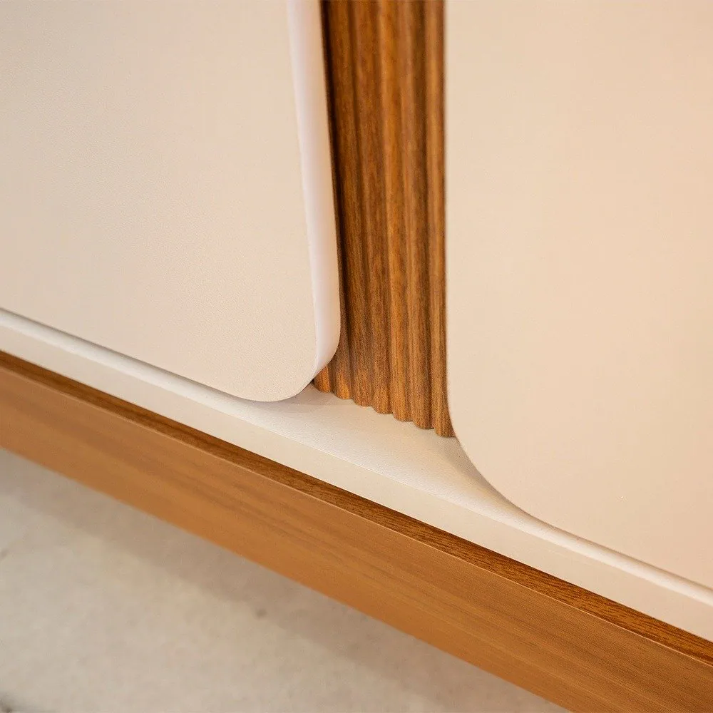 Rack até 70″ Istambul Nature/Off White – LINEA BRASIL