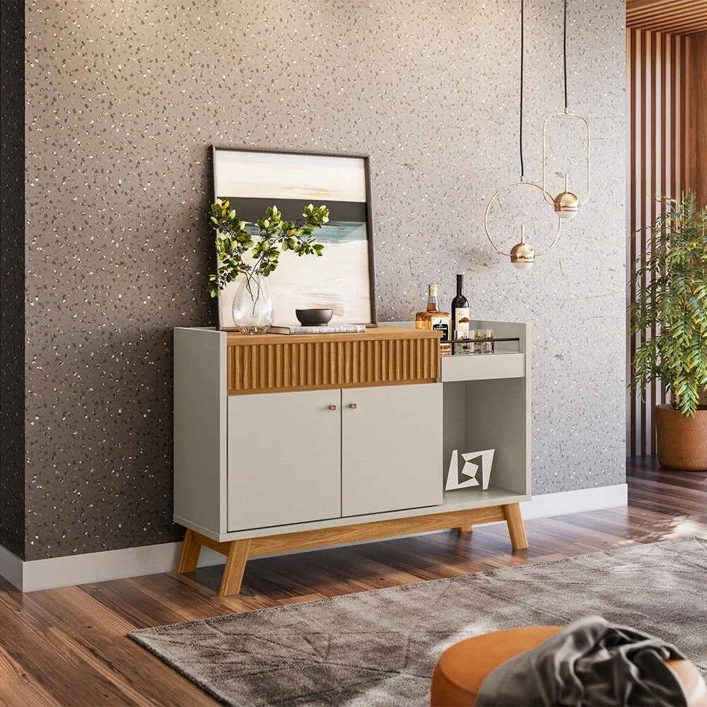 Buffet Lucca Nature/Off White – LINEA BRASIL