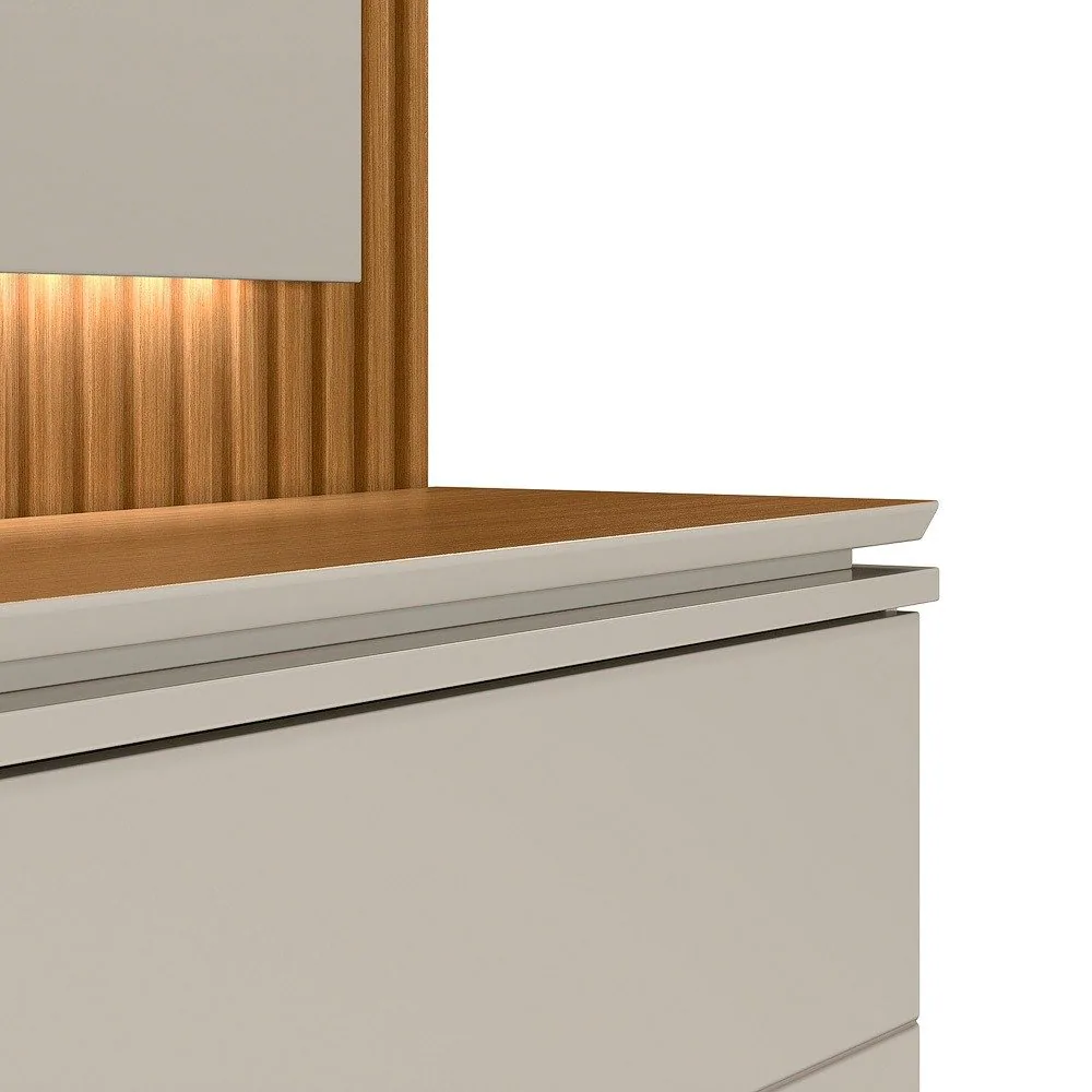 Home até 75″ Guararapes Nature/Off White – LINEA BRASIL