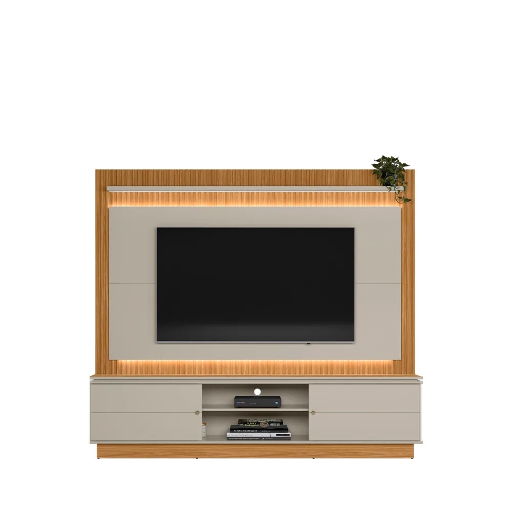 Home até 75″ Guararapes Nature/Off White – LINEA BRASIL