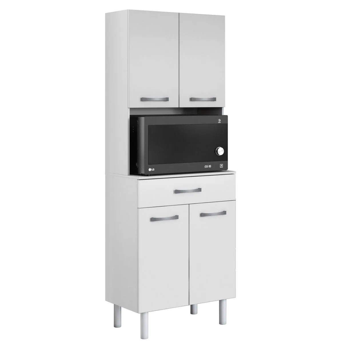 Paneleiro/Kit Cozinha 4P1G Balli Branco – ARAMÓVEIS