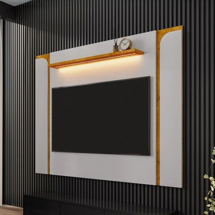 Painel até 75″ Maresias Off White/Naturale – BECHARA