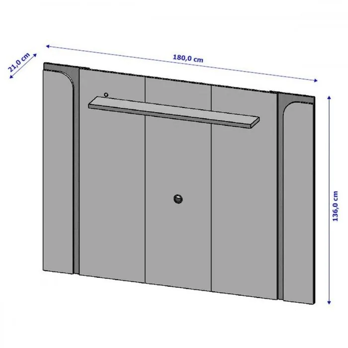 Painel até 75″ Maresias Off White/Naturale – BECHARA