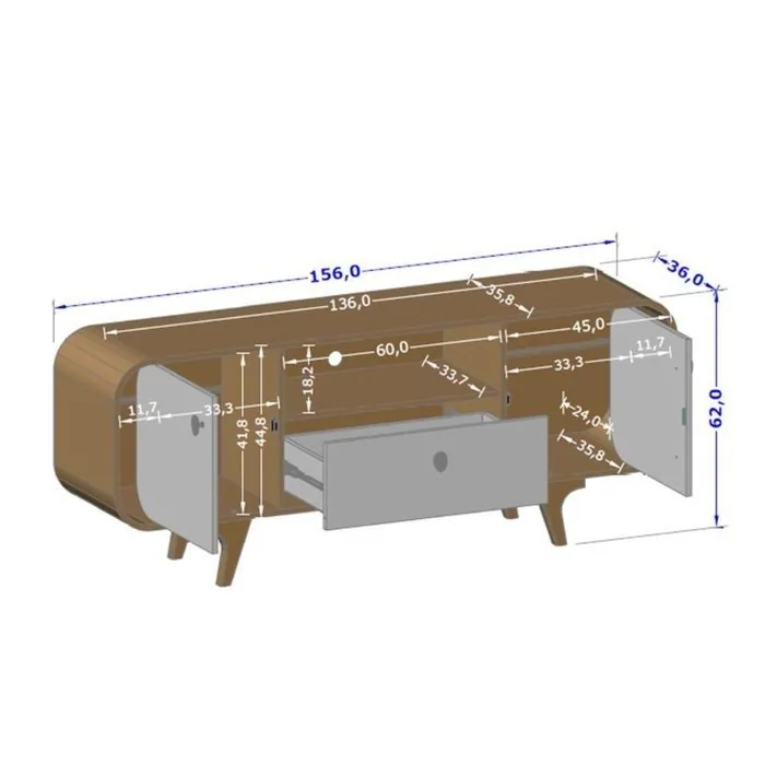 Rack até 75″ Noronha Naturale/Off White – BECHARA