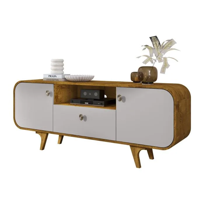 Rack até 75″ Noronha Naturale/Off White – BECHARA