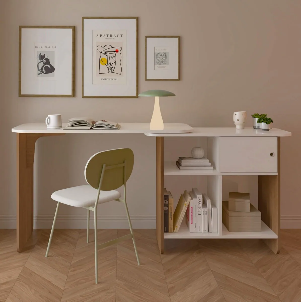 Escrivaninha Nomad Cinamomo/Off White – ARTELY