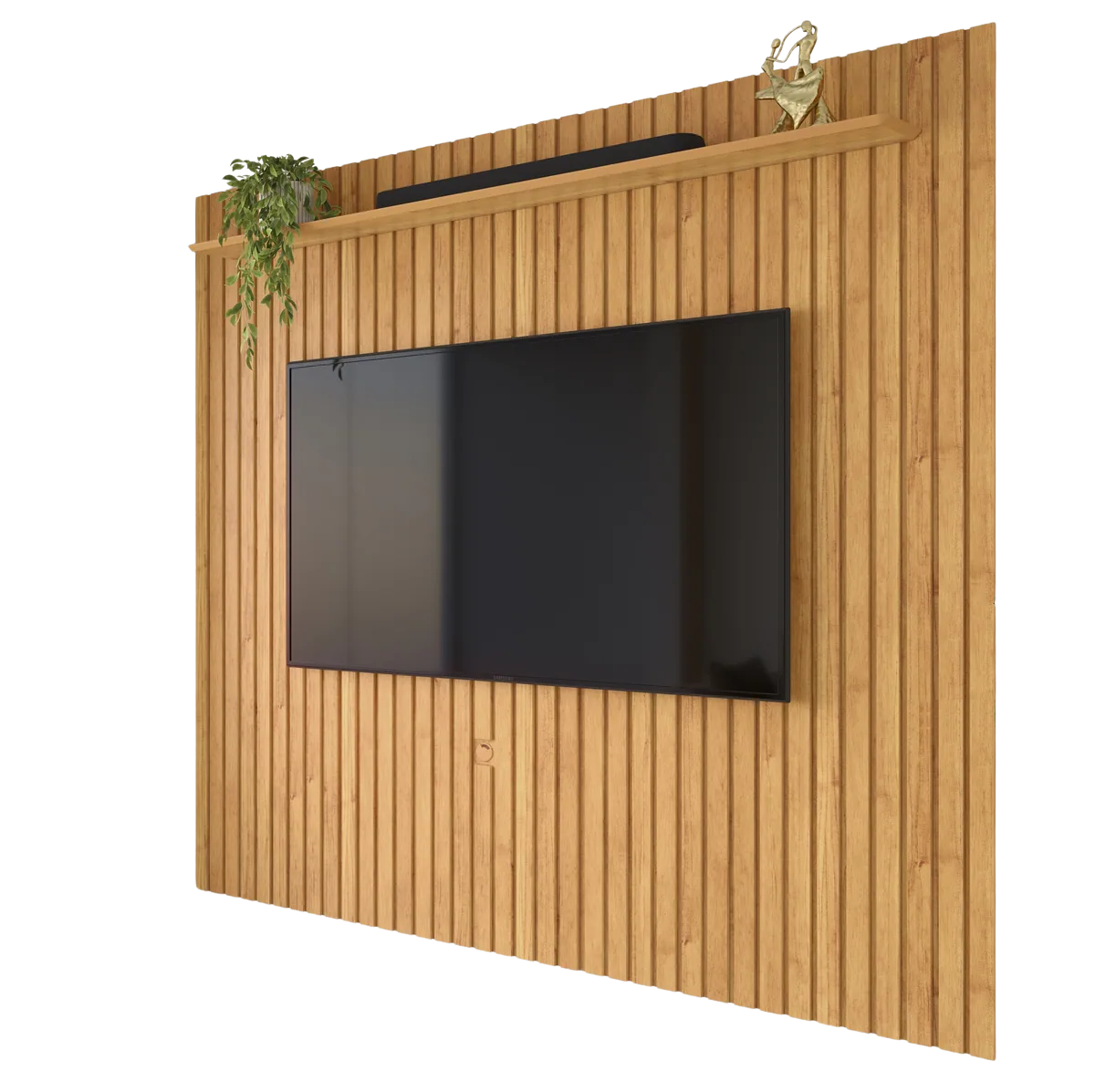 Painel Ripado Até 55″ Impacto 1.4 Cinamomo – Patrimar