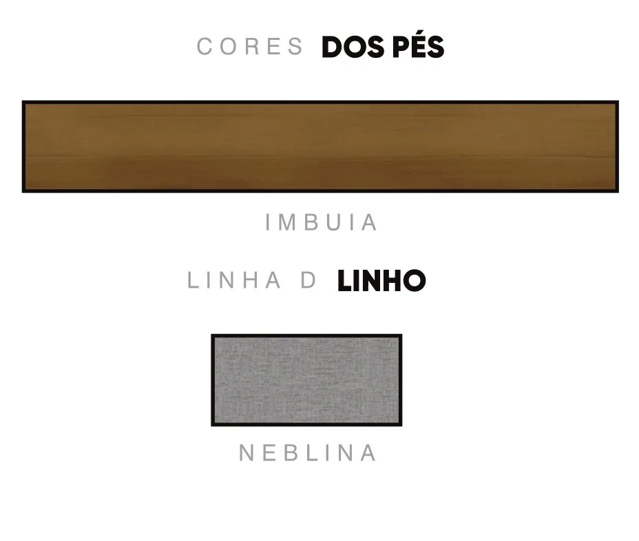 Kit 2 Cadeiras Pérola Imbuia/Linho Cinza Prata – DOBUÊ MOVELARIA