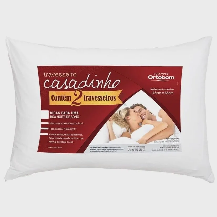 Kit 2 Travesseiros Casadinho – ORTOBOM