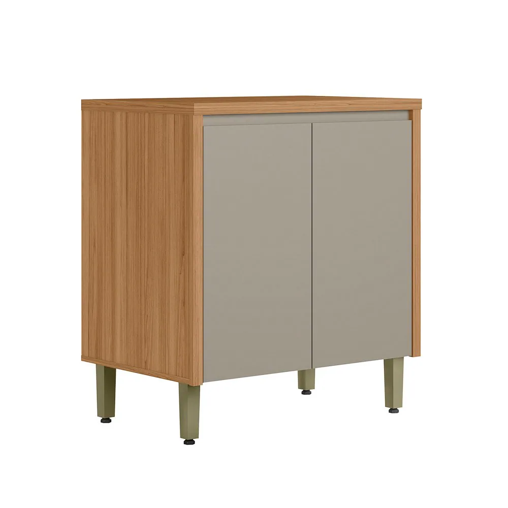 Balcão Duplo Allure 0.8 Jequitibá/Gris Fosco – LINEA BRASIL