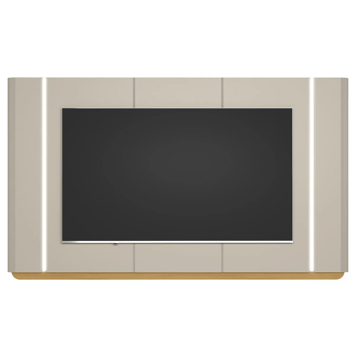Painel até 75″ Santorini Off White/Tauari Fosco – LINEA BRASIL