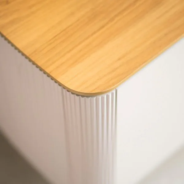 Rack até 85″ Santorini Off White/Tauari Fosco – LINEA BRASIL