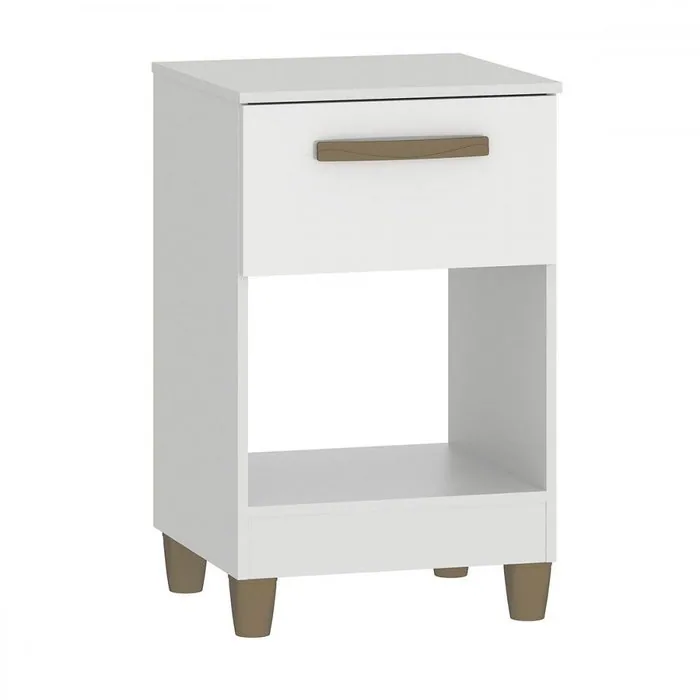 Mesa de Cabeceira Prada MC210 Branco – FELLICCI