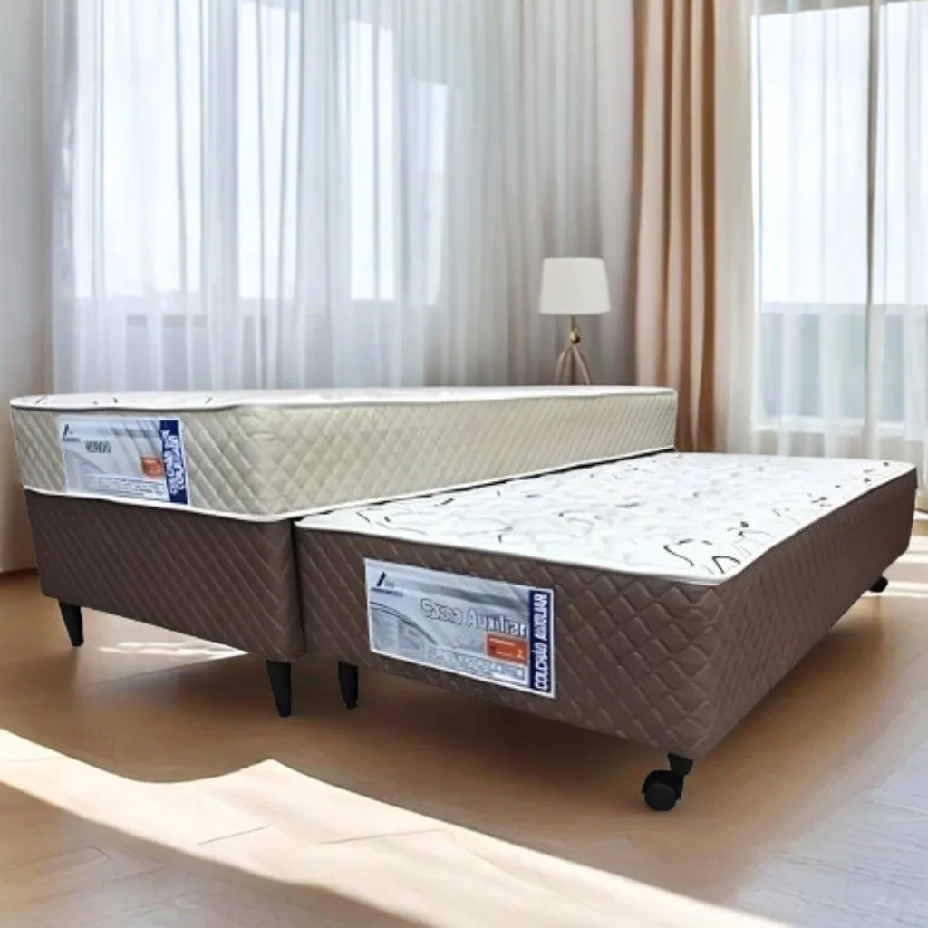 Cama Box Solteiro com Auxiliar Rondocomfort Sealed D33 – RONDOMÓVEIS