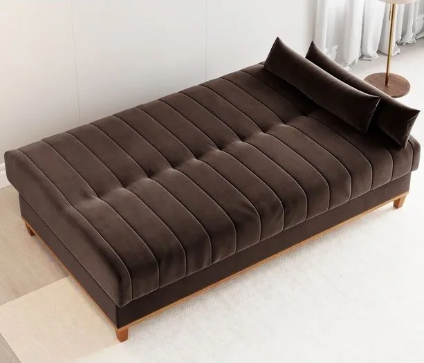 Sofá Cama Luna/Duna 1,80 m Veludo Bombom – VIERO MÓVEIS