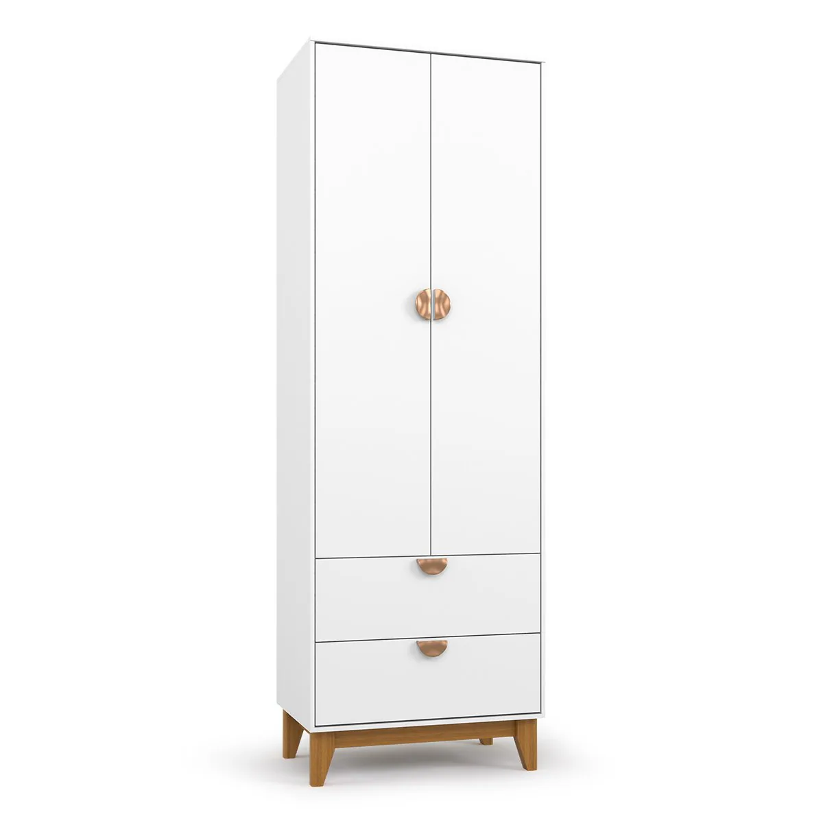 Guarda-Roupa 2 Portas Magia Branco – BATROL MÓVEIS